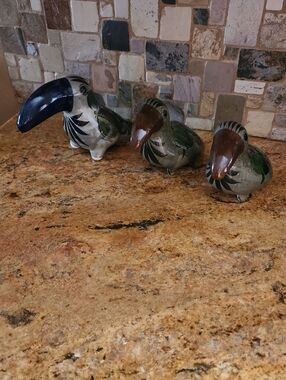 Vintage Tonala Tucan Pottery